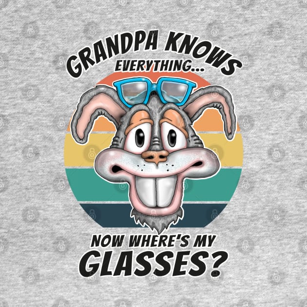 Grandpa Knows Everything Funny Grandpa Knows Best Fathers Day by Status71